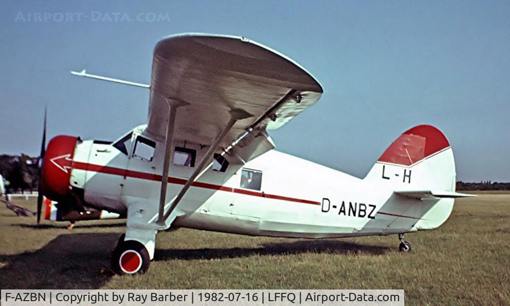 F-AZBN, 1944 Noorduyn UC-64A Norseman C/N 774, Noorduyn UC-64A Norseman [774] La Ferte-Alais~F 16/07/1982. Wearing false marks of 