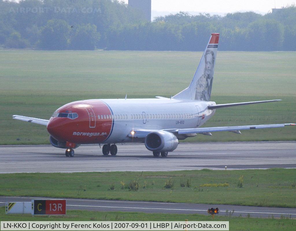 LN-KKO, 1991 Boeing 737-3Y0 C/N 24909, Ferihegy
