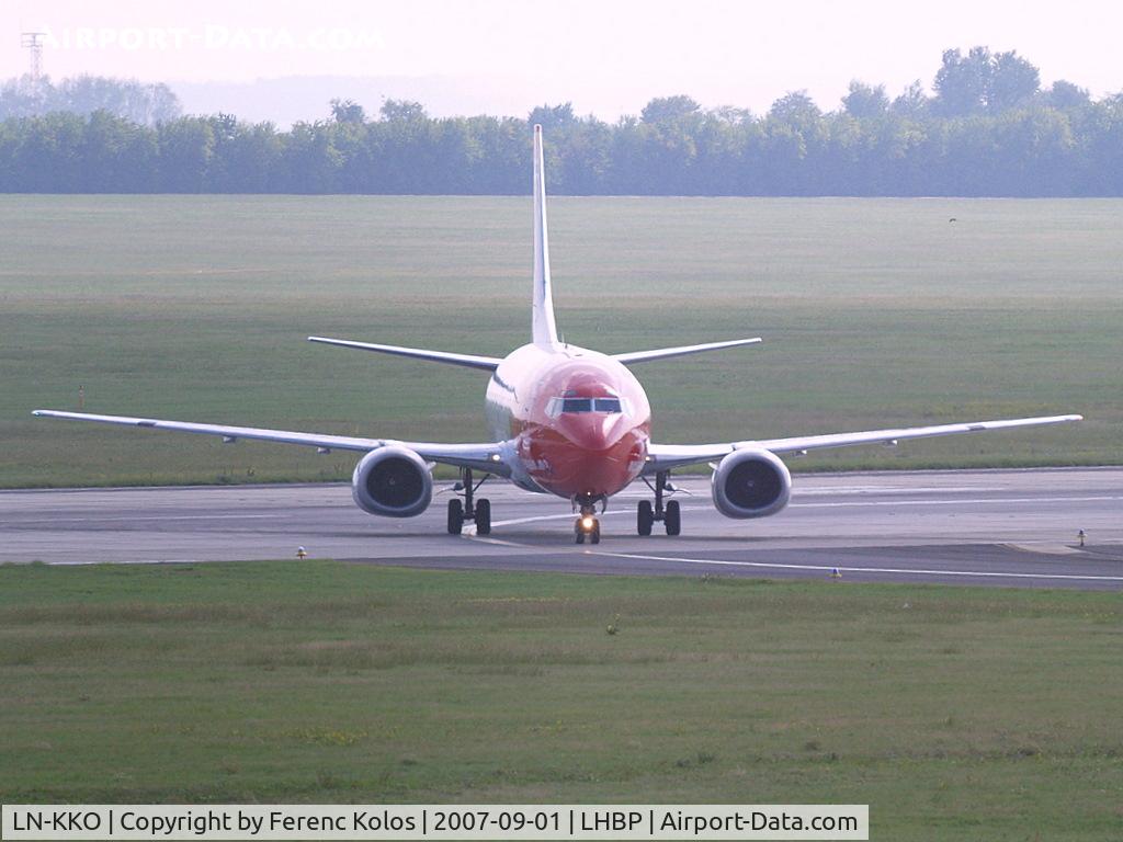 LN-KKO, 1991 Boeing 737-3Y0 C/N 24909, Ferihegy