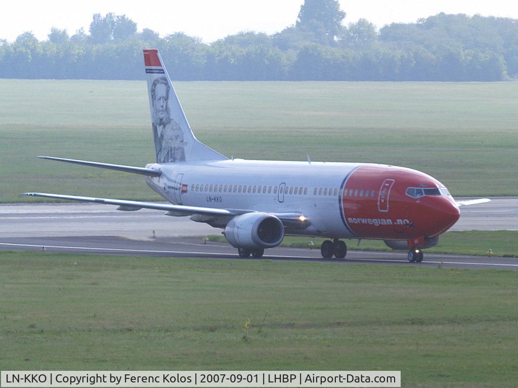 LN-KKO, 1991 Boeing 737-3Y0 C/N 24909, Ferihegy