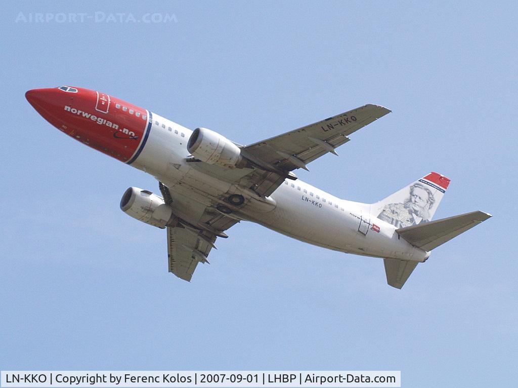 LN-KKO, 1991 Boeing 737-3Y0 C/N 24909, Ferihegy