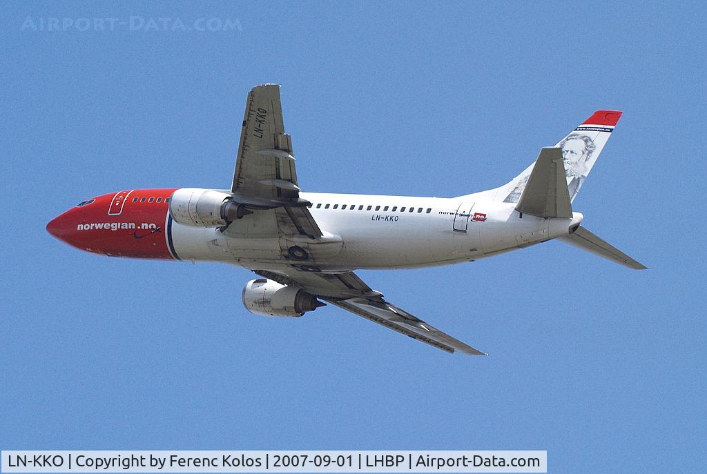 LN-KKO, 1991 Boeing 737-3Y0 C/N 24909, Ferihegy