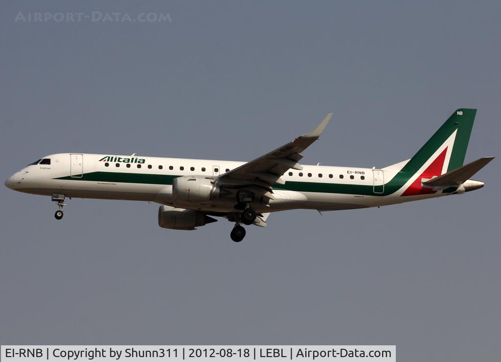 EI-RNB, 2011 Embraer 190LR (ERJ-190-100LR) C/N 19000479, Landing rwy 25R