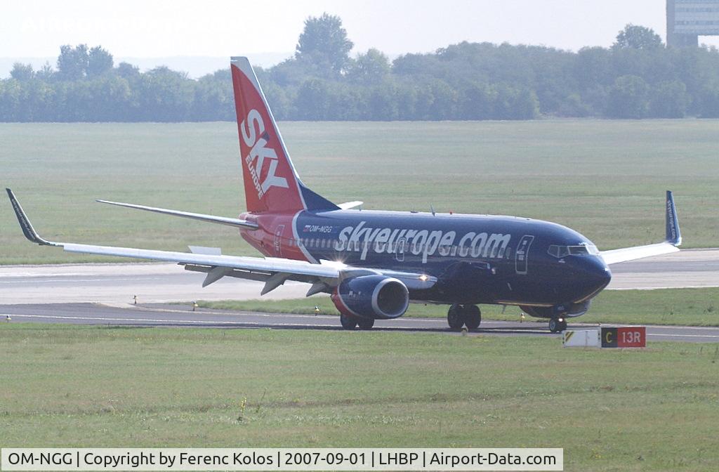OM-NGG, 2007 Boeing 737-76N C/N 34753, Ferihegy