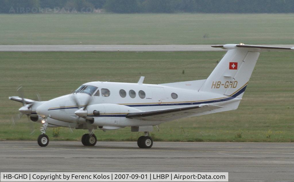 HB-GHD, 1980 Beech F90 King Air C/N LA-50, Ferihegy