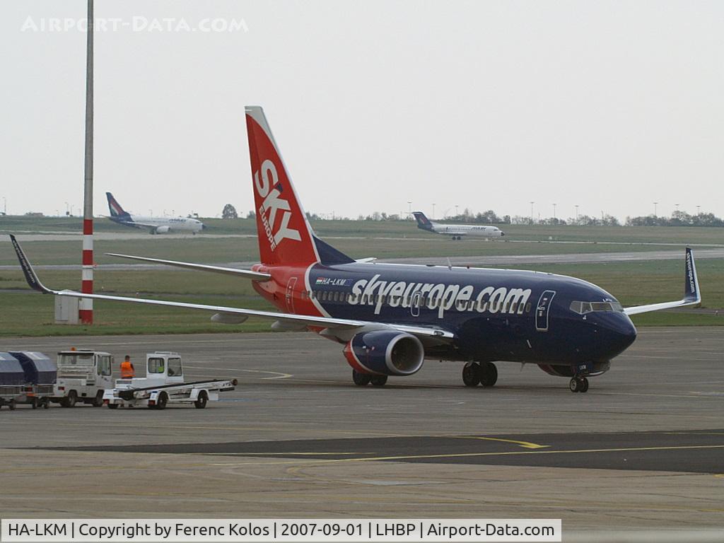 HA-LKM, 2007 Boeing 737-76N C/N 34758, Ferihegy