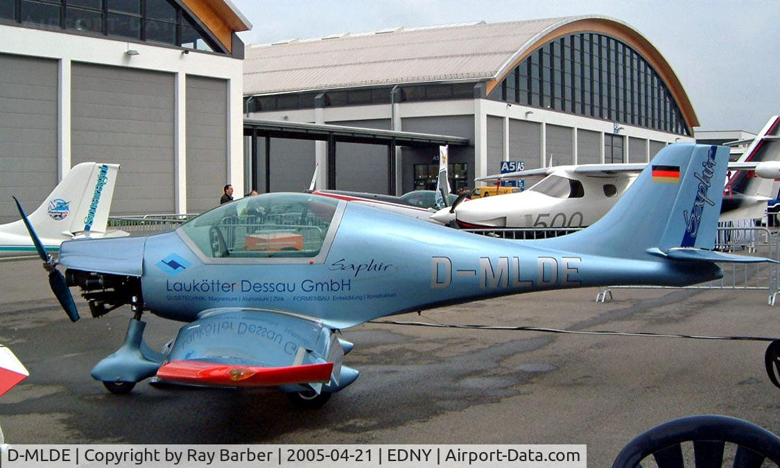 D-MLDE, Flaming Air Saphir C/N 02/03, Flaming Air Saphir [02/03]  Friedrichshafen~D 21/04/2005