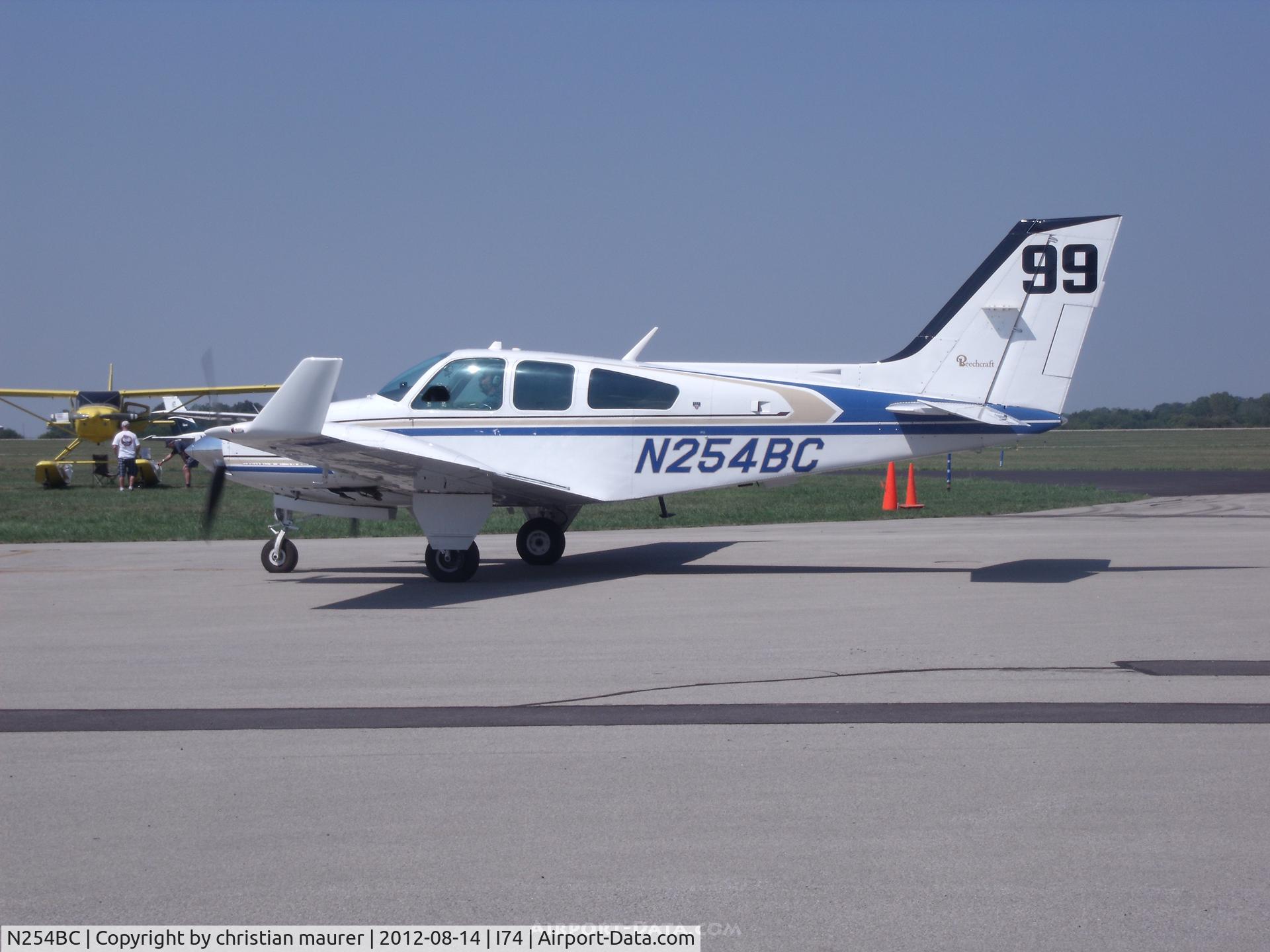 N254BC, 1981 Beech B-55 C/N TC-2383, beech 55 with winglets