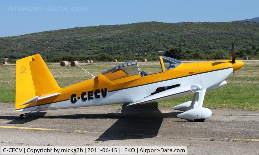 G-CECV, 2006 Vans RV-7 C/N PFA 323-14338, Parked