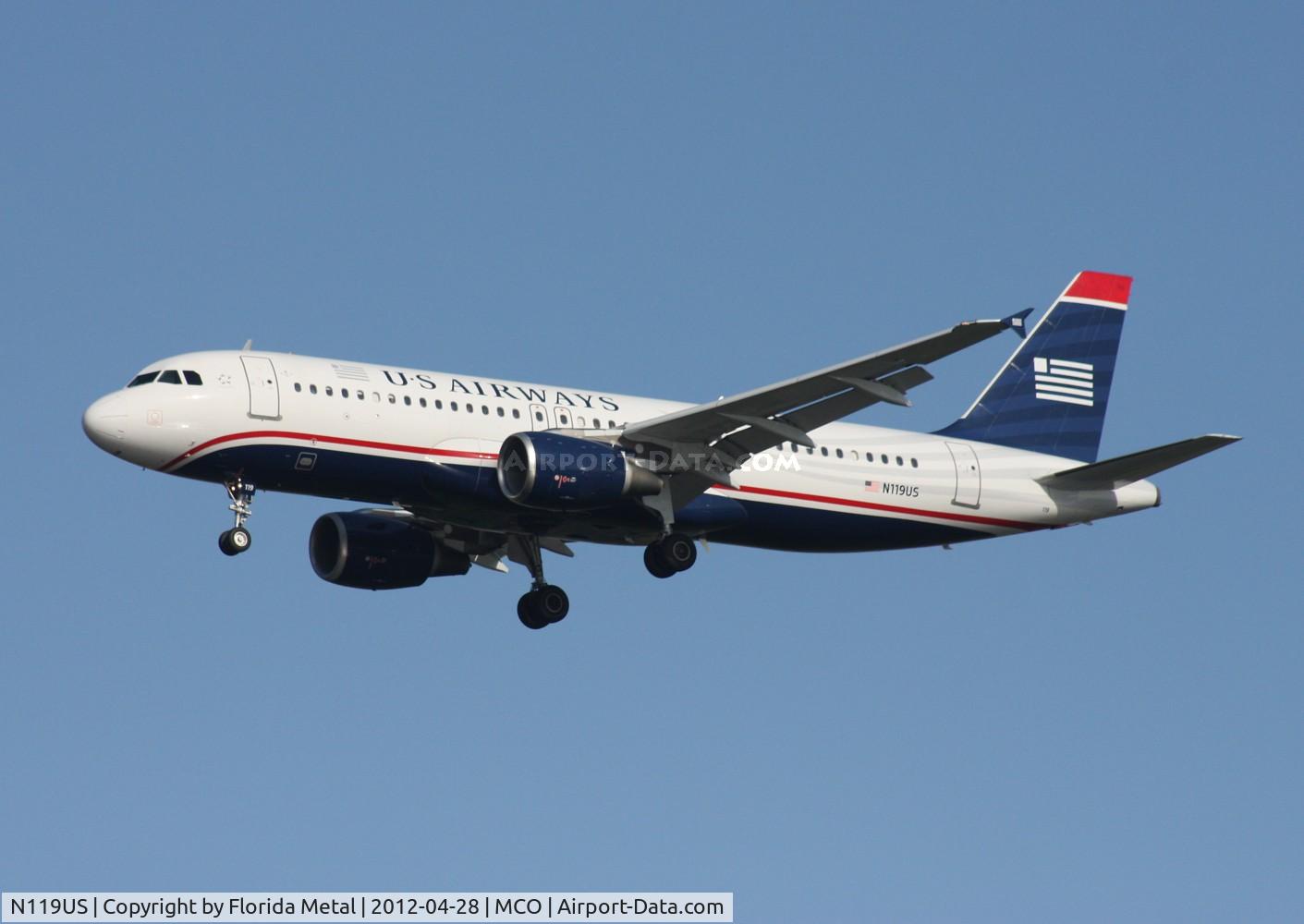 N119US, 2000 Airbus A320-214 C/N 1268, US Airways A320