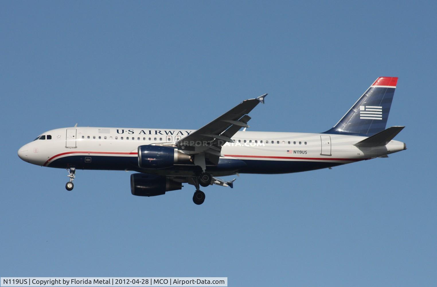 N119US, 2000 Airbus A320-214 C/N 1268, US Airways A320