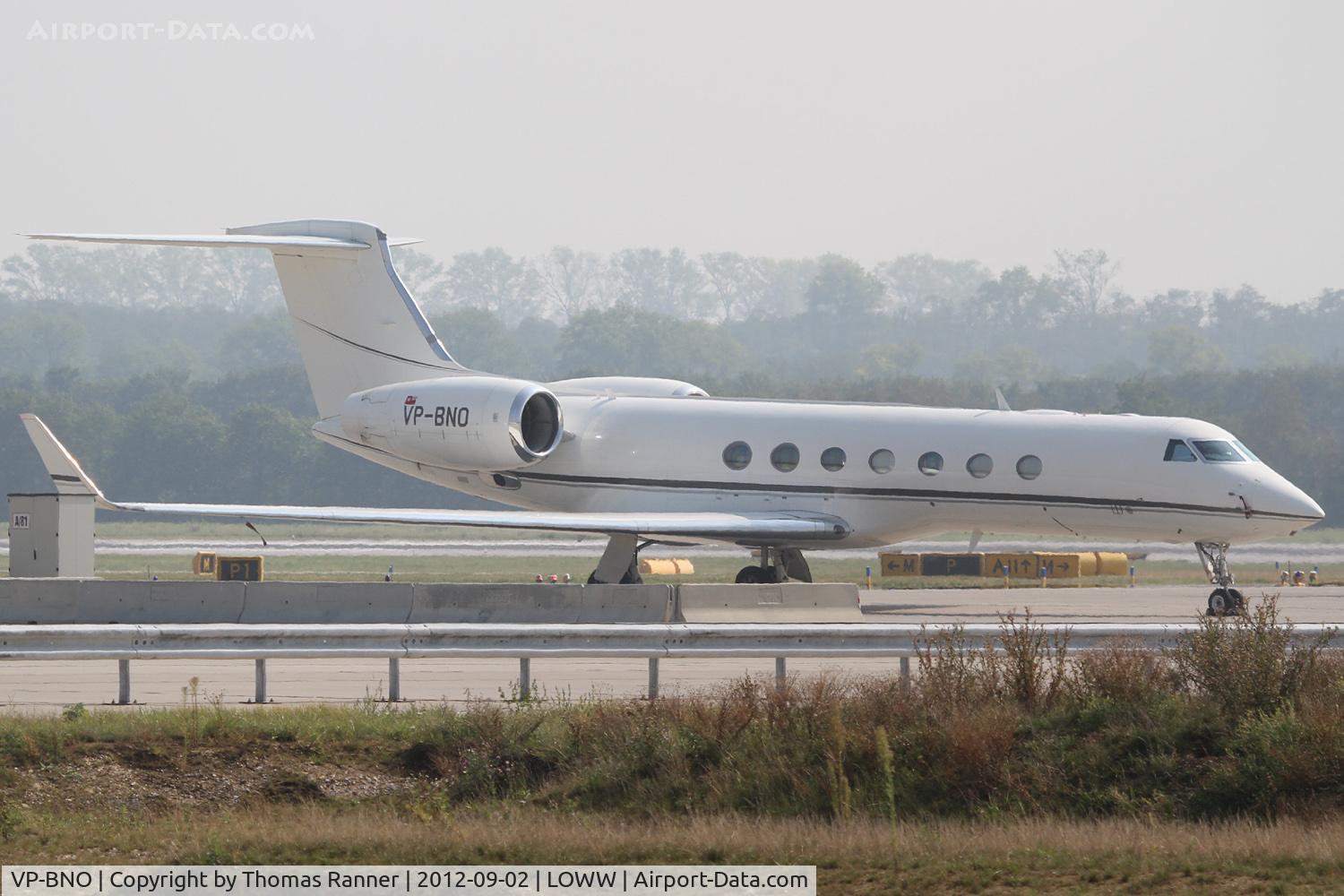 VP-BNO, 2004 Gulfstream Aerospace GV-SP (G550) C/N 5050, Jet Aviation Buisness Jets Gulfstream G550