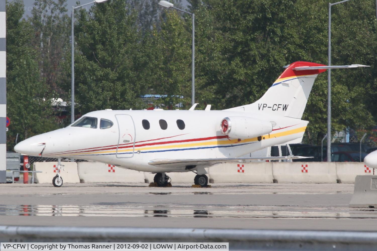 VP-CFW, 2007 Hawker Beechcraft 390 Premier IA C/N RB-189, Rusjet Beechcraft Premier IA