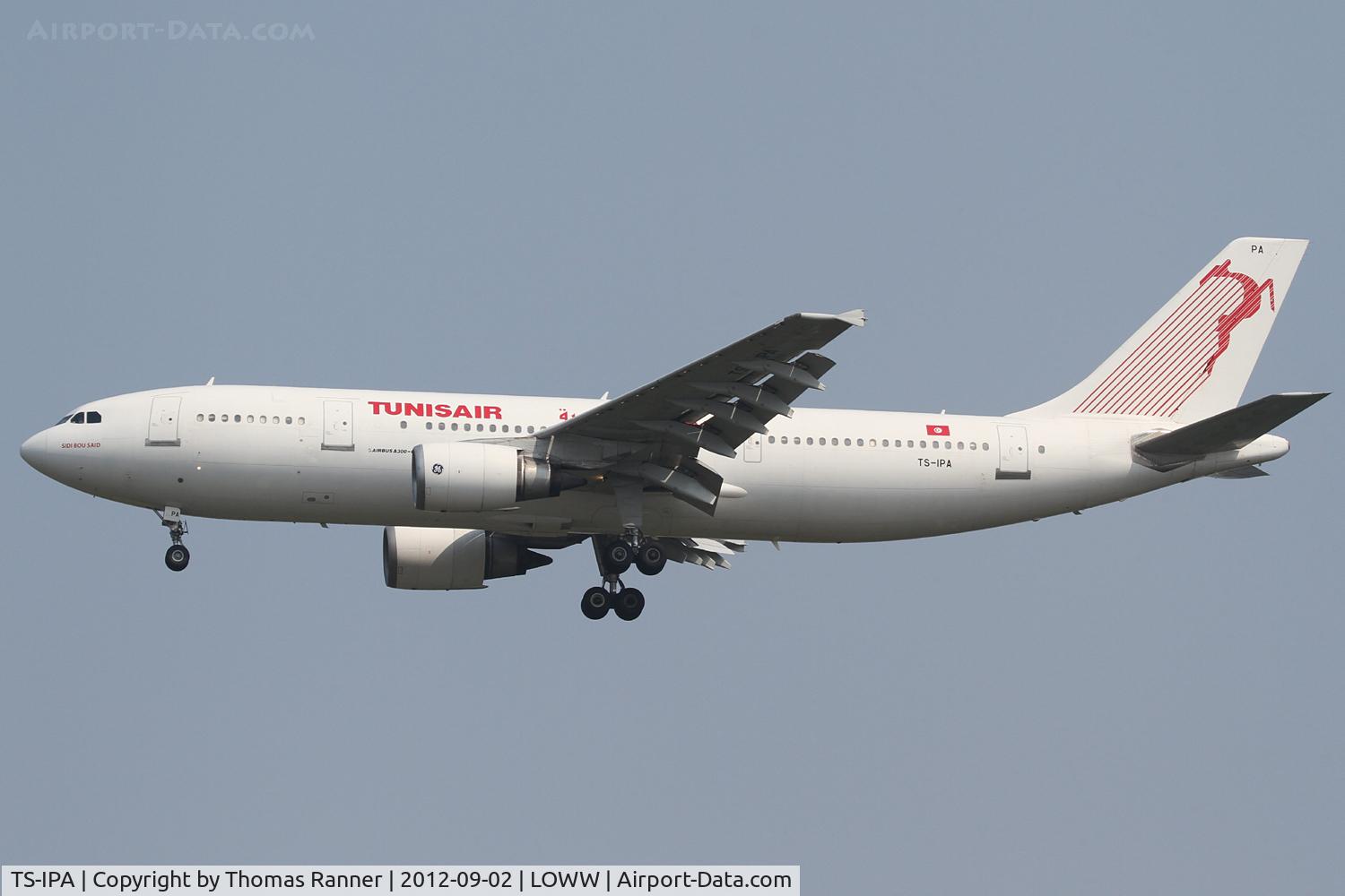 TS-IPA, 1990 Airbus A300B4-605R C/N 558, Tunisair Airbus A300