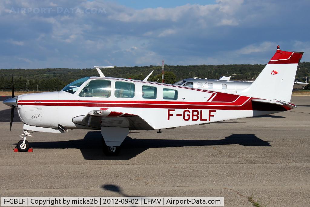 F-GBLF, 1979 Beech A36 Bonanza 36 C/N E-1443, Parked