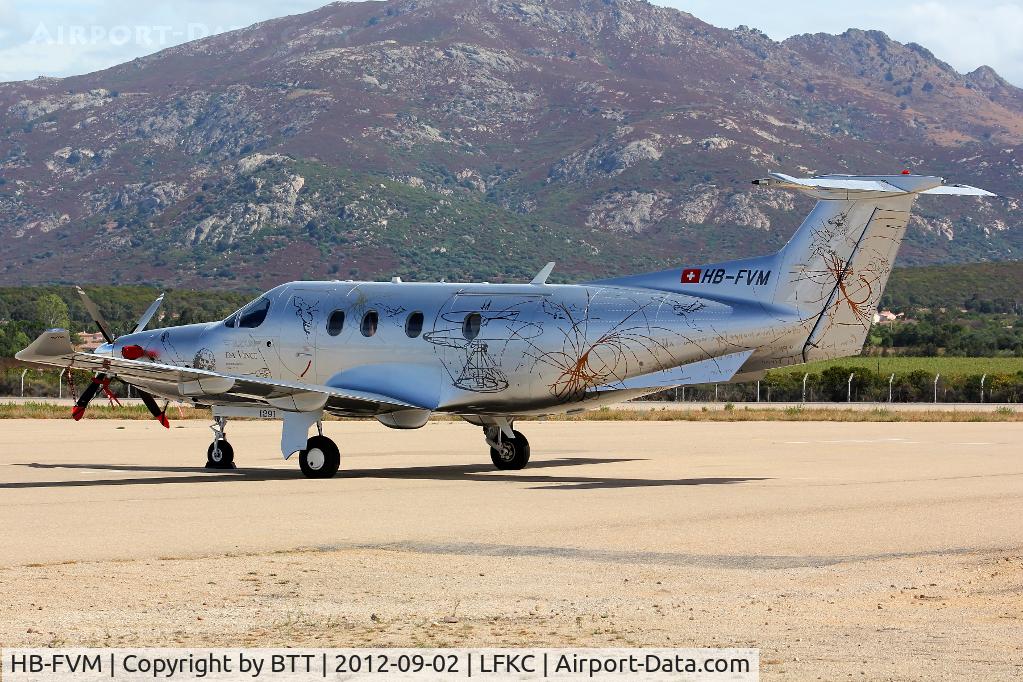 HB-FVM, 2011 Pilatus PC-12/47E C/N 1291, Parking