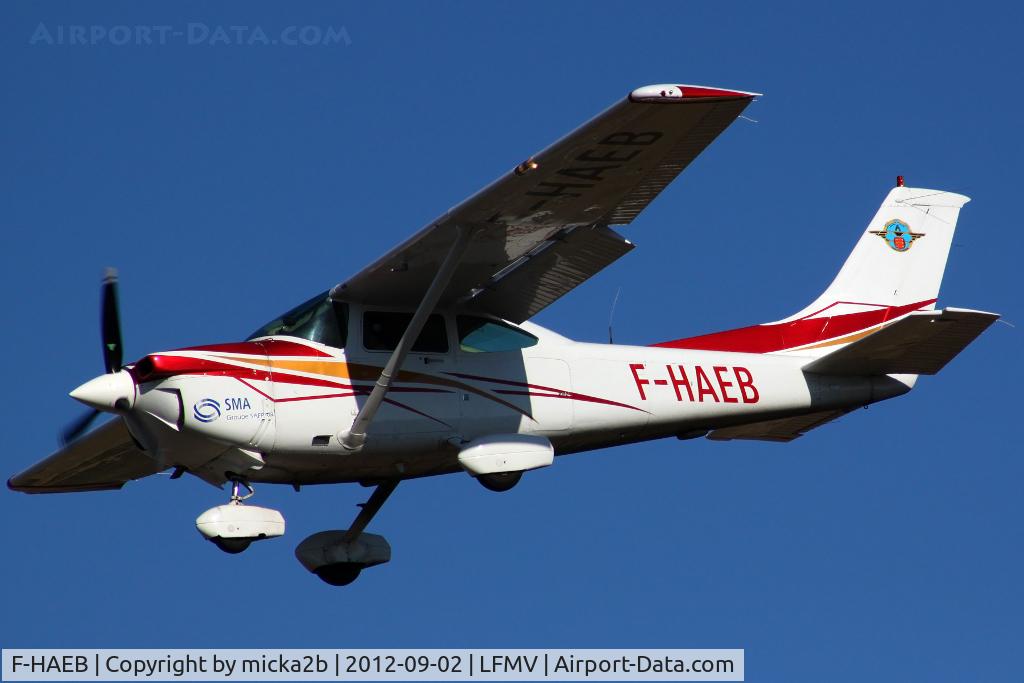 F-HAEB, 1983 Cessna 182R Skylane C/N 18268316, Landing in 35. Crashed 19 july near Corsica