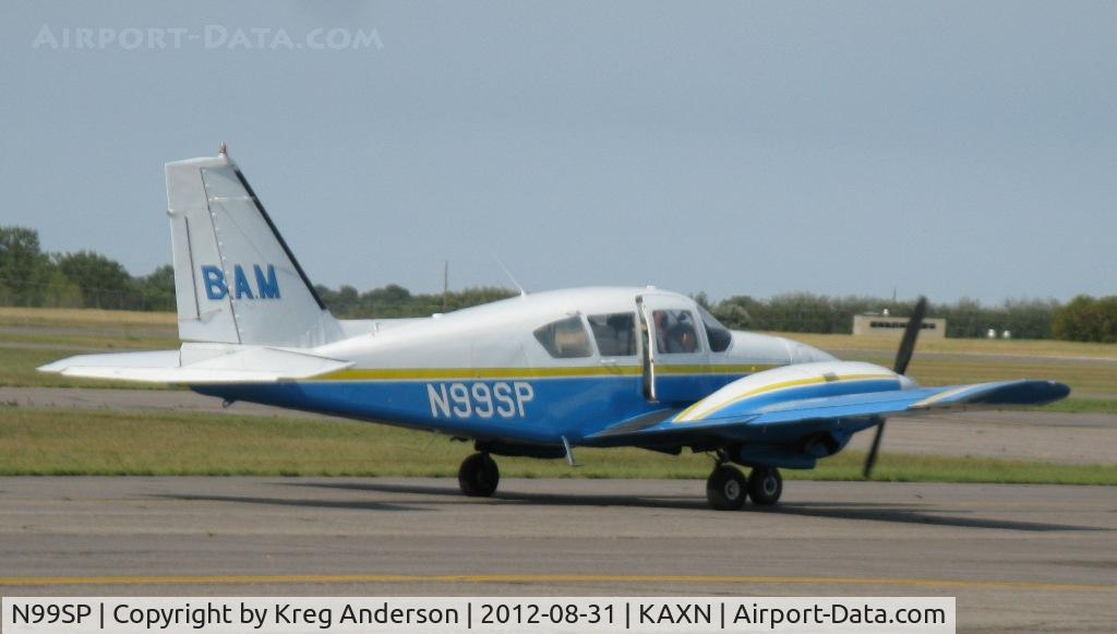 N99SP, 1972 Piper PA-23-250 C/N 27-4785, Piper PA-23-250 Aztec taxiing out for departure.