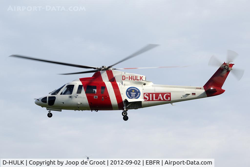 D-HULK, Sikorsky S-76A+ C/N 760282, new 'Guinness World Records' titels. Visitor for the 2012 Formula 1 Grand Prix.