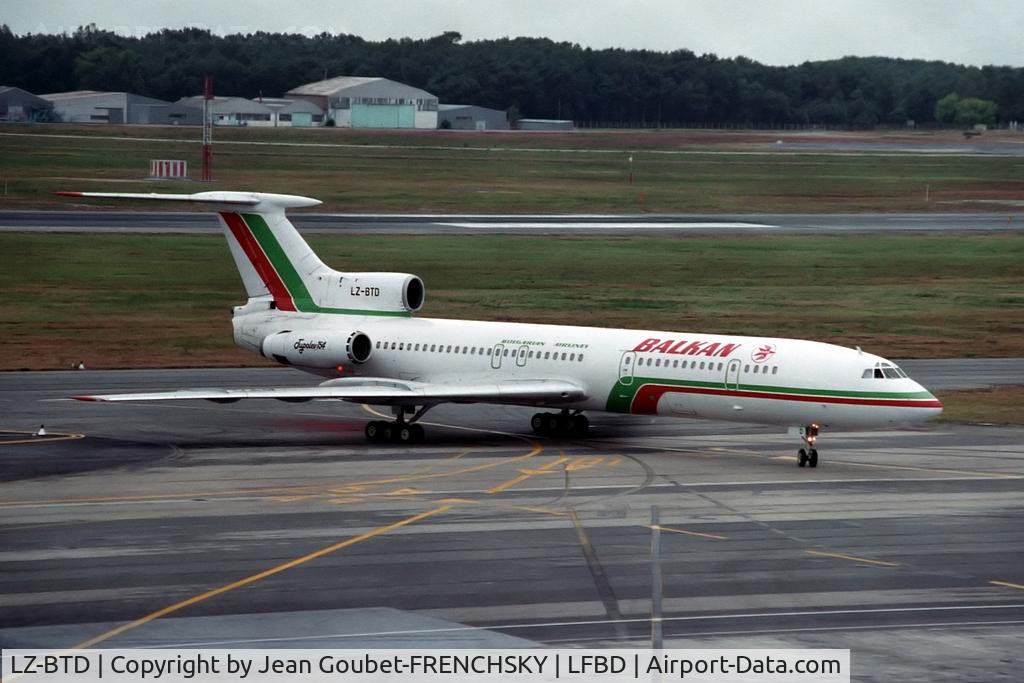 LZ-BTD, 1974 Tupolev Tu-154A C/N 74A058, BALKAN from Varna