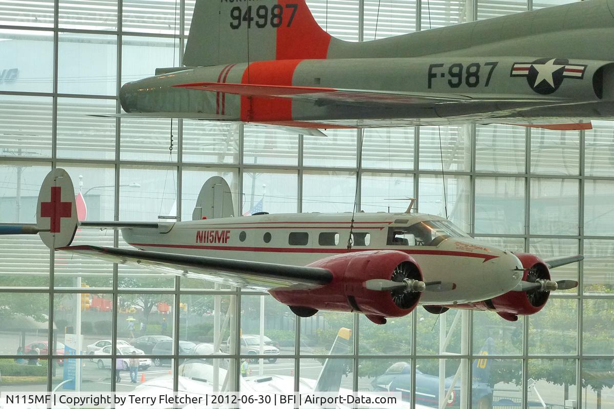 N115MF, 1951 Beech C-45H Expeditor C/N AF-253, Beech C-54G, c/n: AF-253 in Seattle Museum of Flight