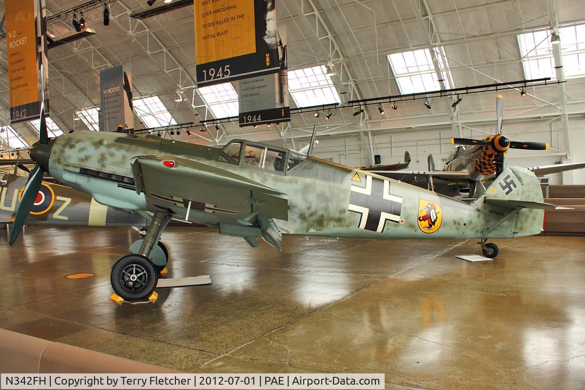 N342FH, 1939 Messerschmitt Bf-109E C/N 1342, 1939 Messerschmitt BF 109E, c/n: 1342 at Paul Allens Warbirds