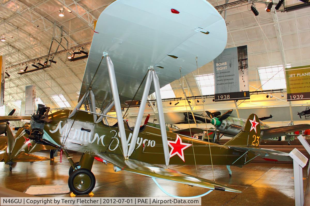N46GU, 1944 Polikarpov Po-2 C/N 641543, 1944 Polikarpov PO-2, c/n: 641543 at Paul Allen Warbirds