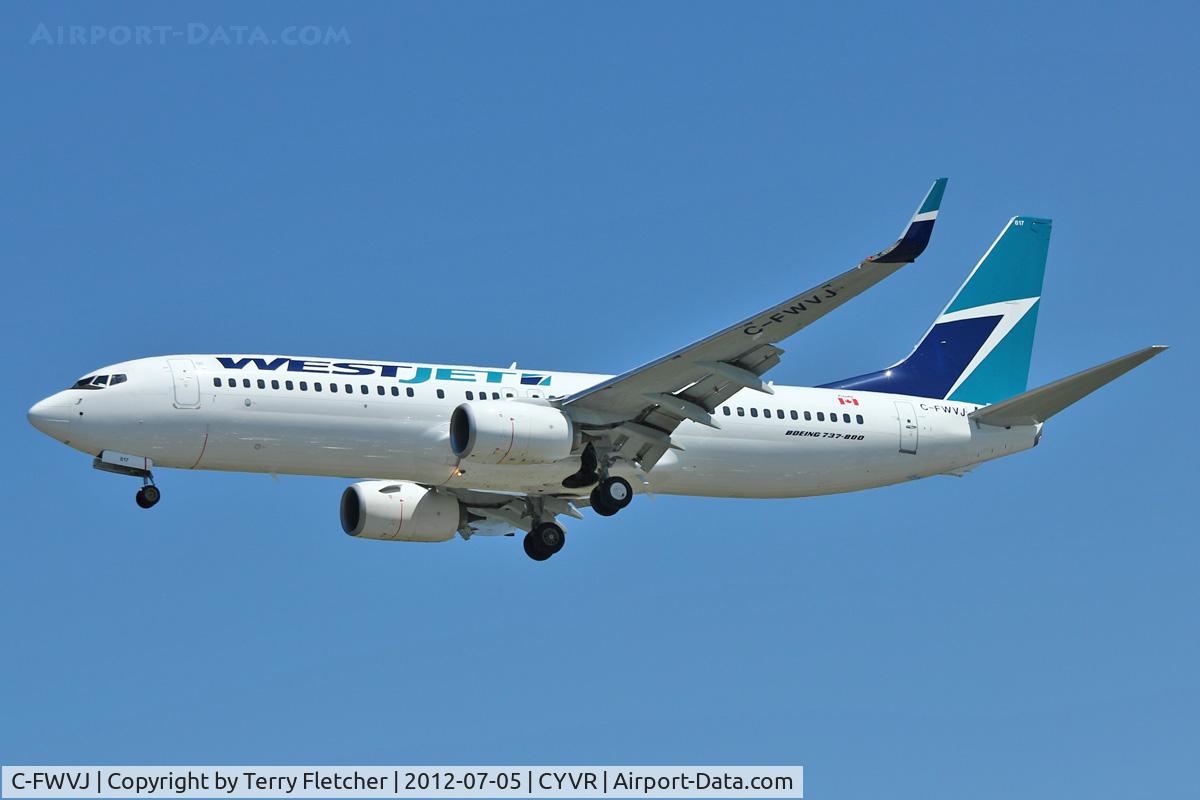 C-FWVJ, 2011 Boeing 737-8CT C/N 37962, C-FWVJ (WL/WESTJET), 2011 Boeing 737-8CT, c/n: 37962