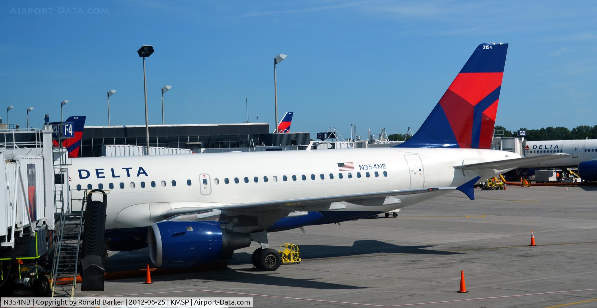 N354NB, 2002 Airbus A319-114 C/N 1833, MSP, MN