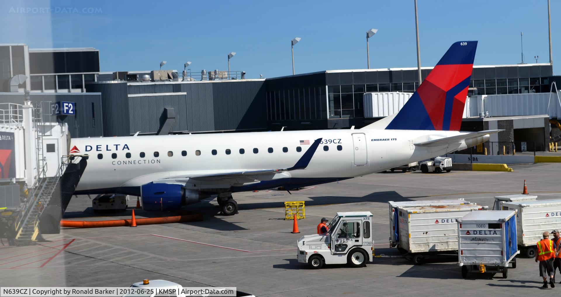 N639CZ, 2008 Embraer 175LR (ERJ-170-200LR) C/N 17000262, MSP, MN