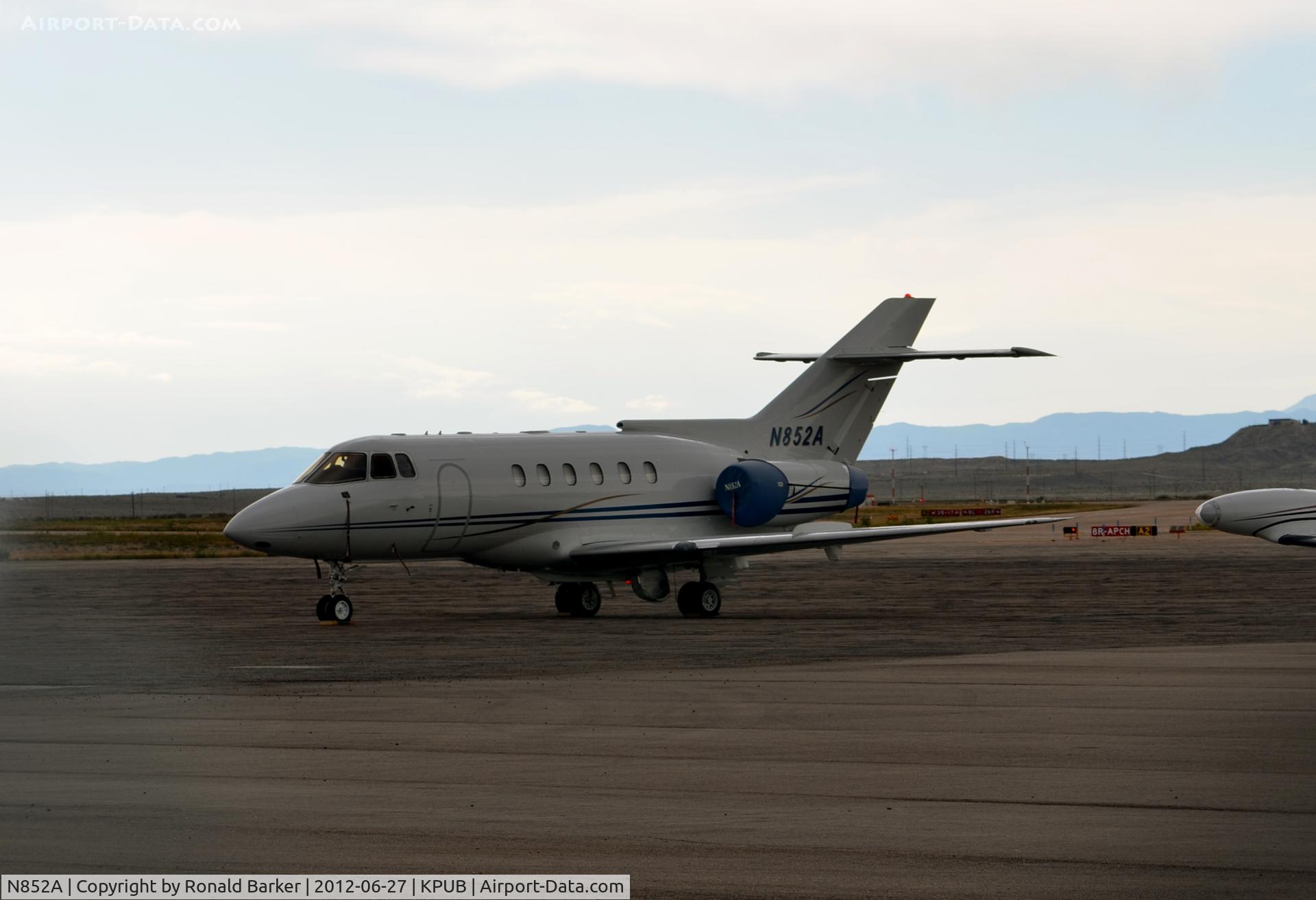 N852A, British Aerospace BAe.125 Series 800A C/N 258083, Pueblo
