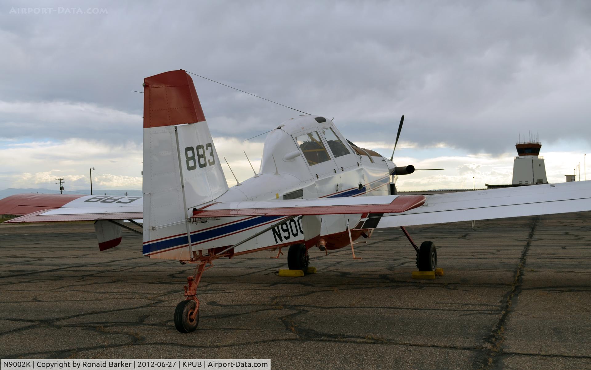 N9002K, 1999 Air Tractor Inc AT-802 C/N 802-0078, Aircraft at PUB to fight fire in Waldo Canyon, Colorado Springs