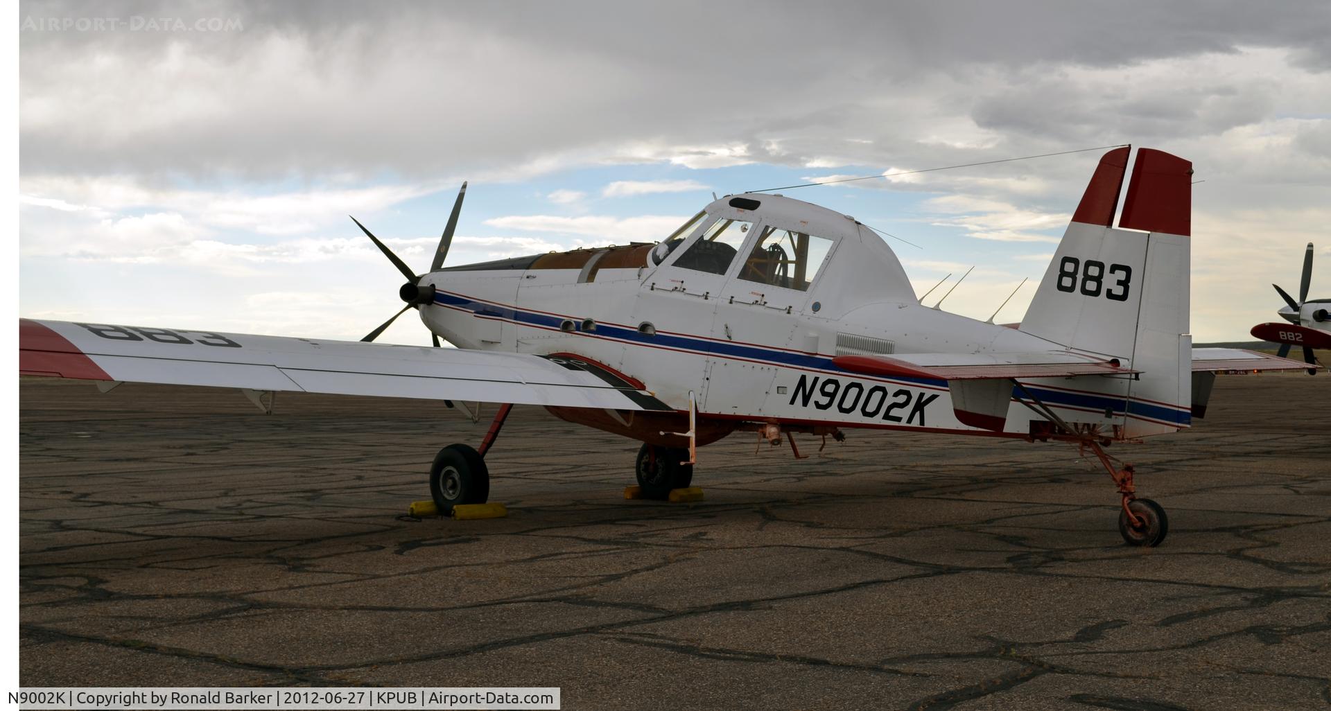 N9002K, 1999 Air Tractor Inc AT-802 C/N 802-0078, Aircraft at PUB to fight the Waldo Canyon fire, Colorado Springs