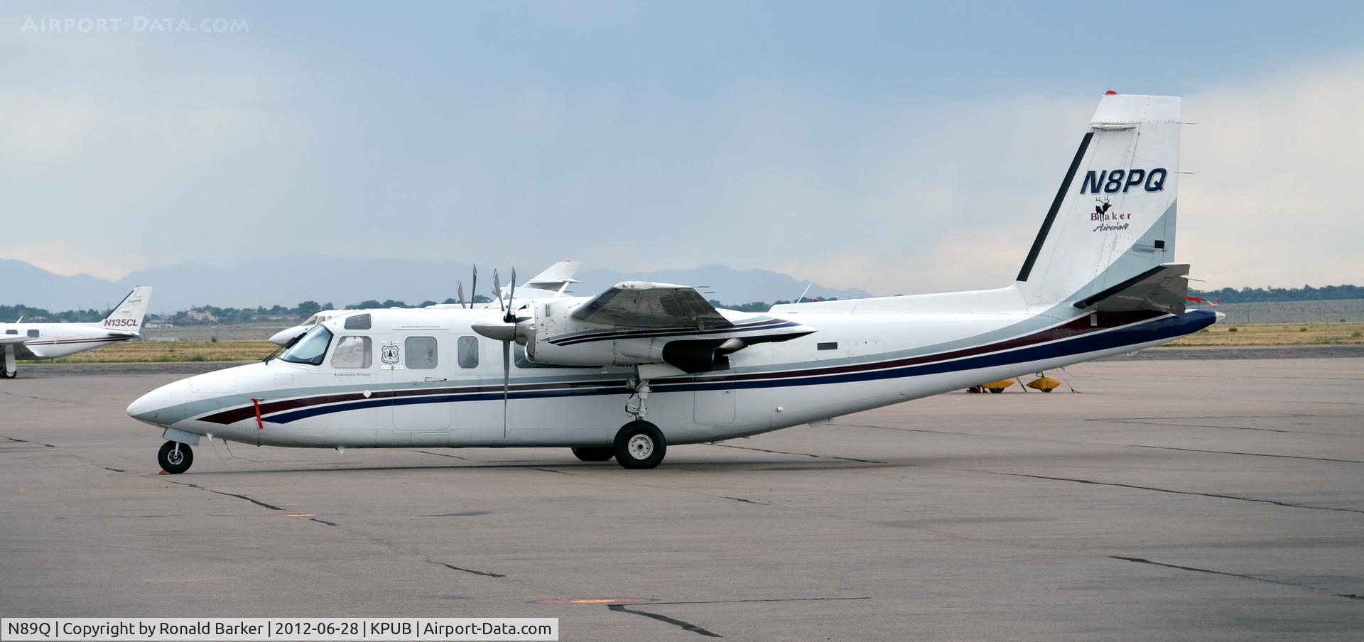 N89Q, 1976 Cessna 421C Golden Eagle C/N 421C-0045, Pueblo