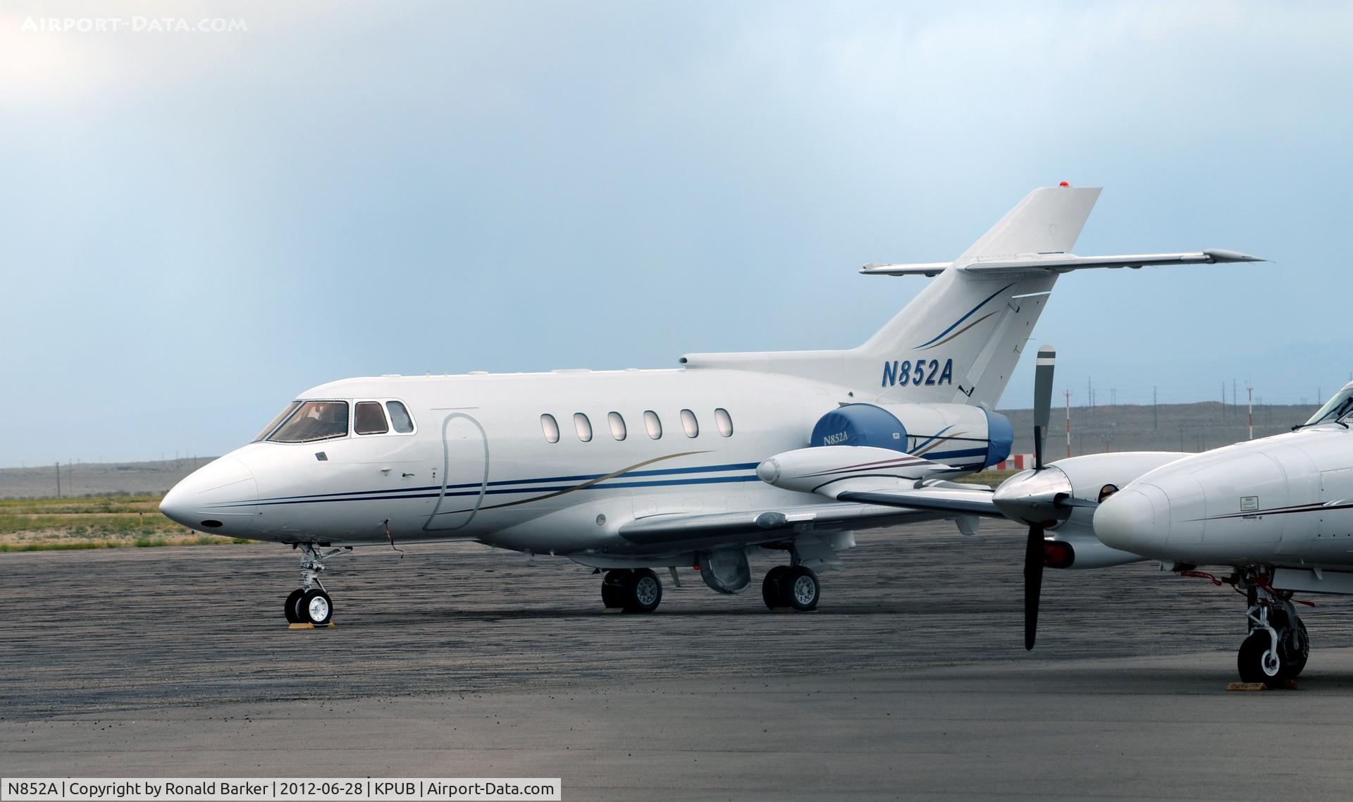 N852A, British Aerospace BAe.125 Series 800A C/N 258083, Pueblo
