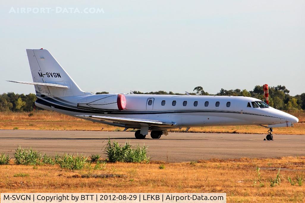M-SVGN, 2008 Cessna 680 Citation Sovereign C/N 680-0198, Parking