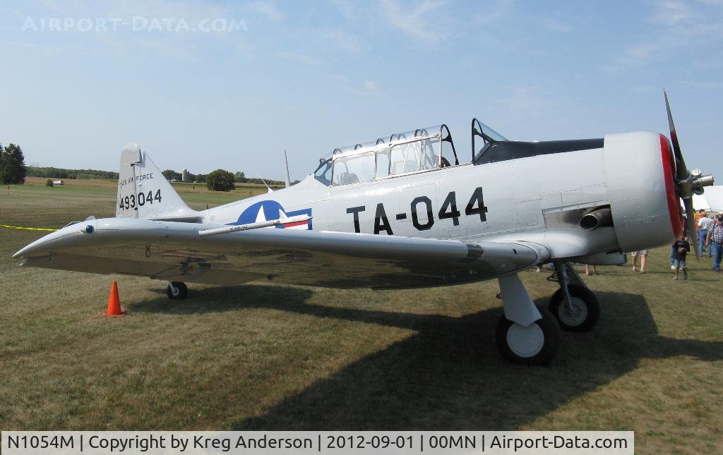 N1054M, 1950 North American T-6G Texan C/N 168-148, 2012 Gerry Beck Memorial Fly-in