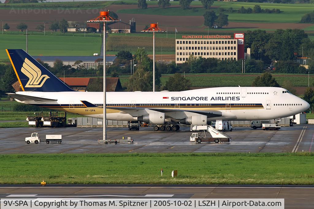 9V-SPA, Boeing 747-412 C/N 26550, Singapore Airlines 9V-SPA