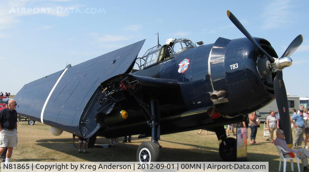 N81865, 1945 Grumman TBM-3E Avenger C/N 5632, 2012 Gerry Beck Memorial Fly-in