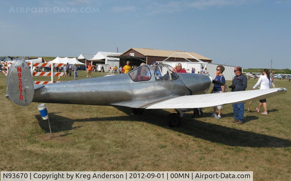 N93670, 1946 Erco 415C Ercoupe C/N 993, 2012 Gerry Beck Memorial Fly-in