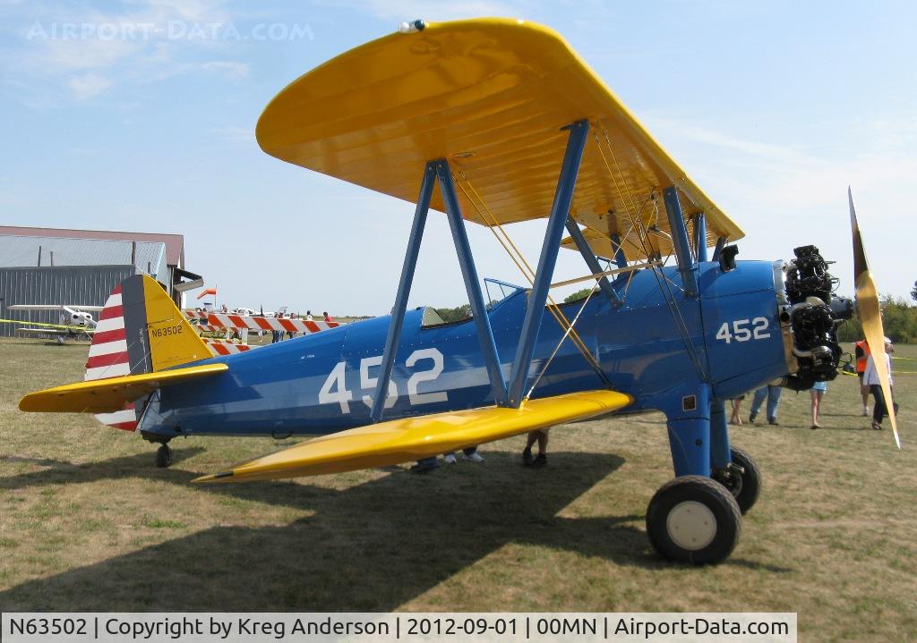 N63502, 1941 Boeing A75N1 C/N 75-2419, 2012 Gerry Beck Memorial Fly-in