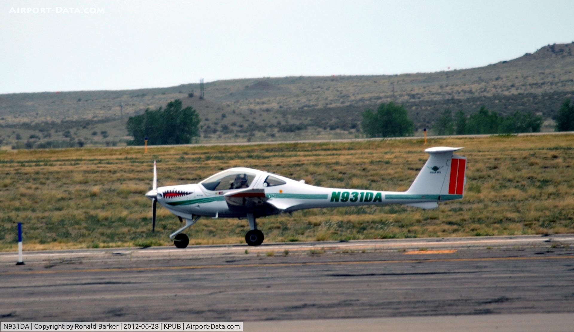 N931DA, 2007 Diamond DA-20C-1 Eclipse C/N C0420, Taxi Pueblo
