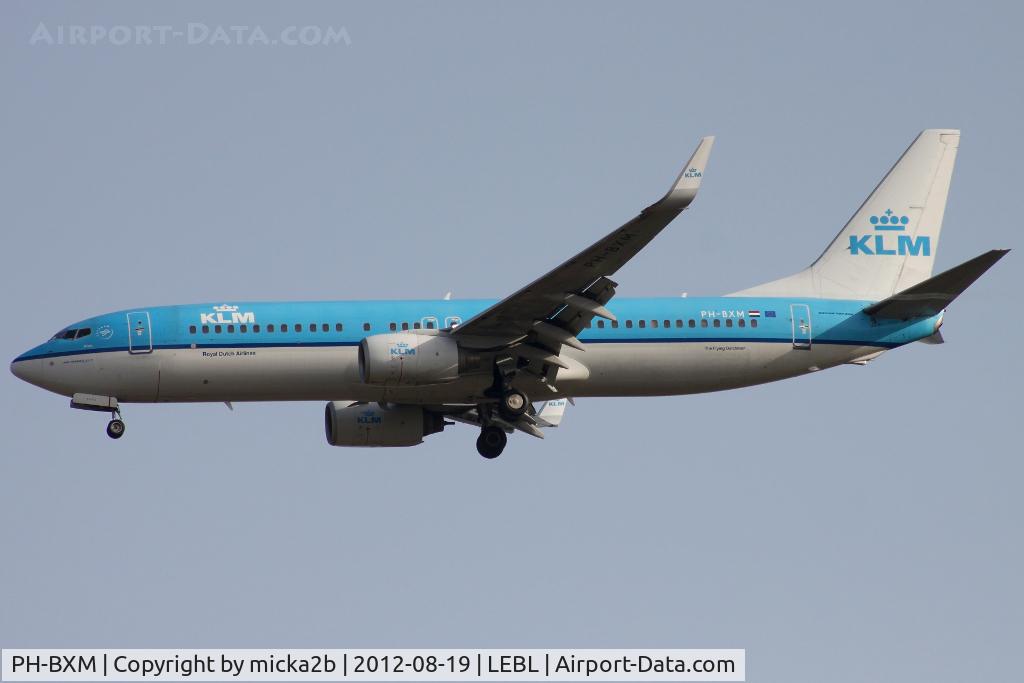 PH-BXM, 2000 Boeing 737-8K2 C/N 30355, Landing