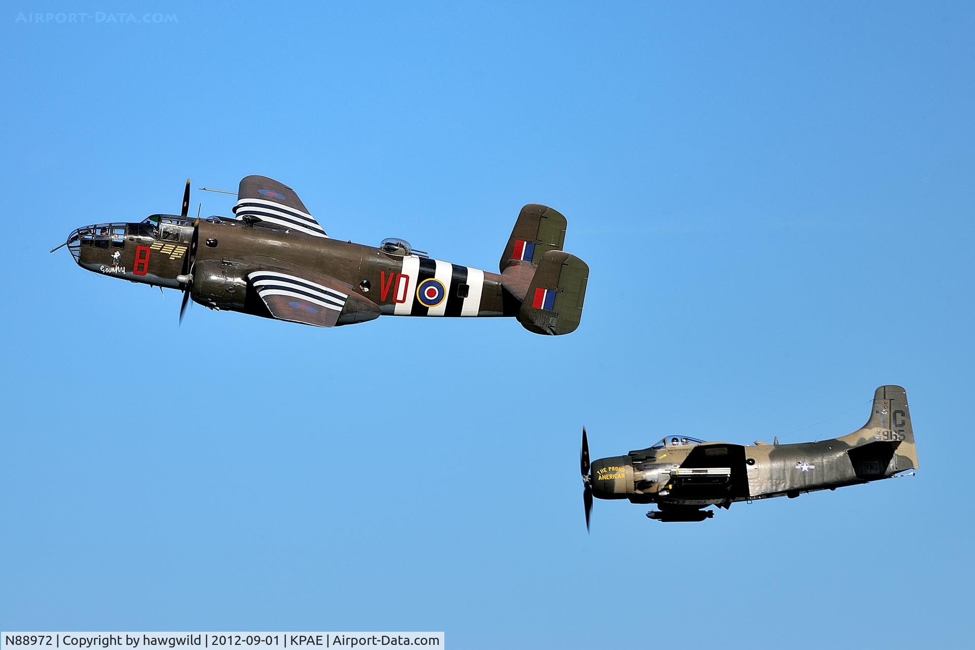 N88972, 1943 North American B-25D Mitchell C/N 100-23644, B-25D 