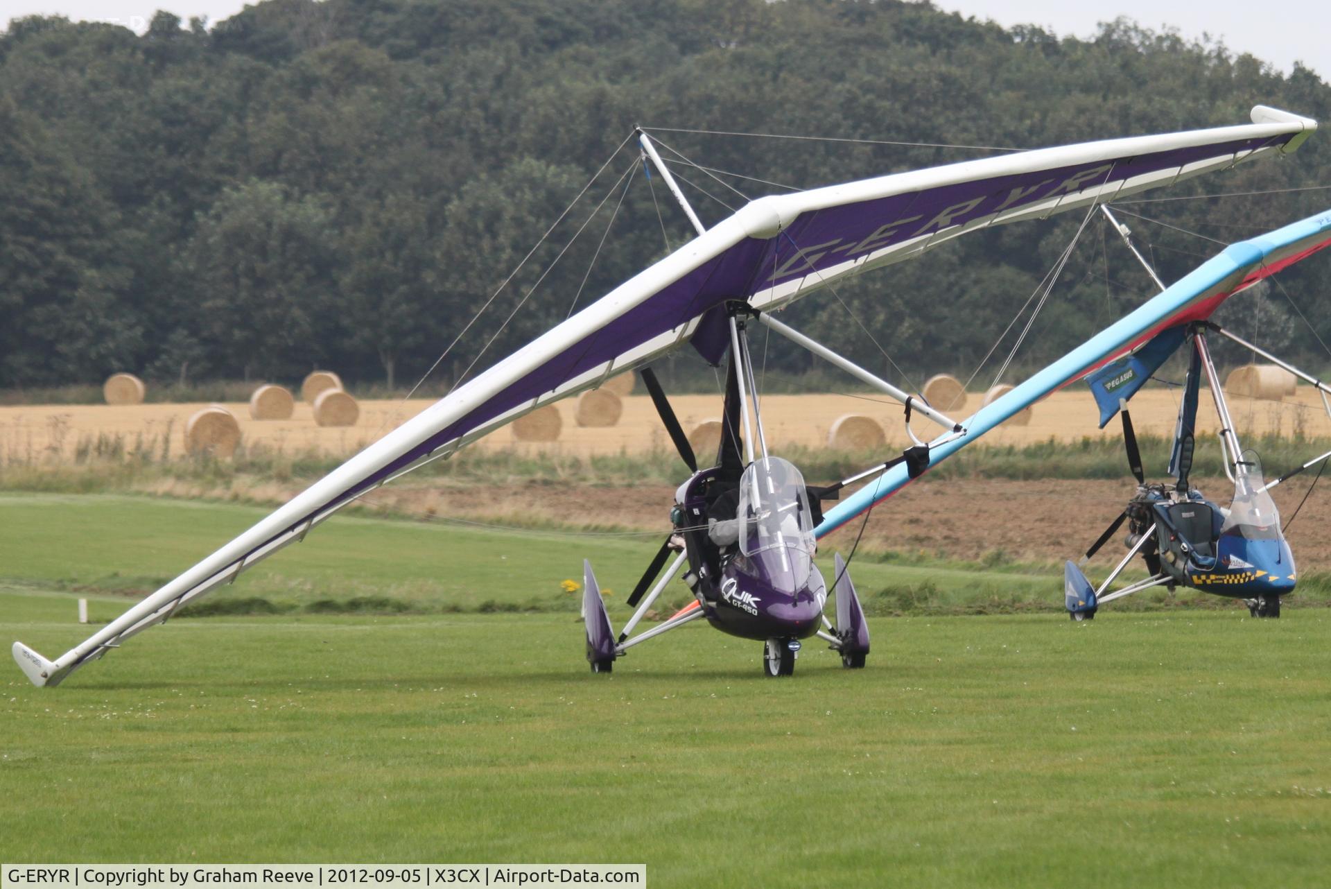 G-ERYR, P&M Aviation Quik GT450 C/N 8381, Parked at Northrepps.