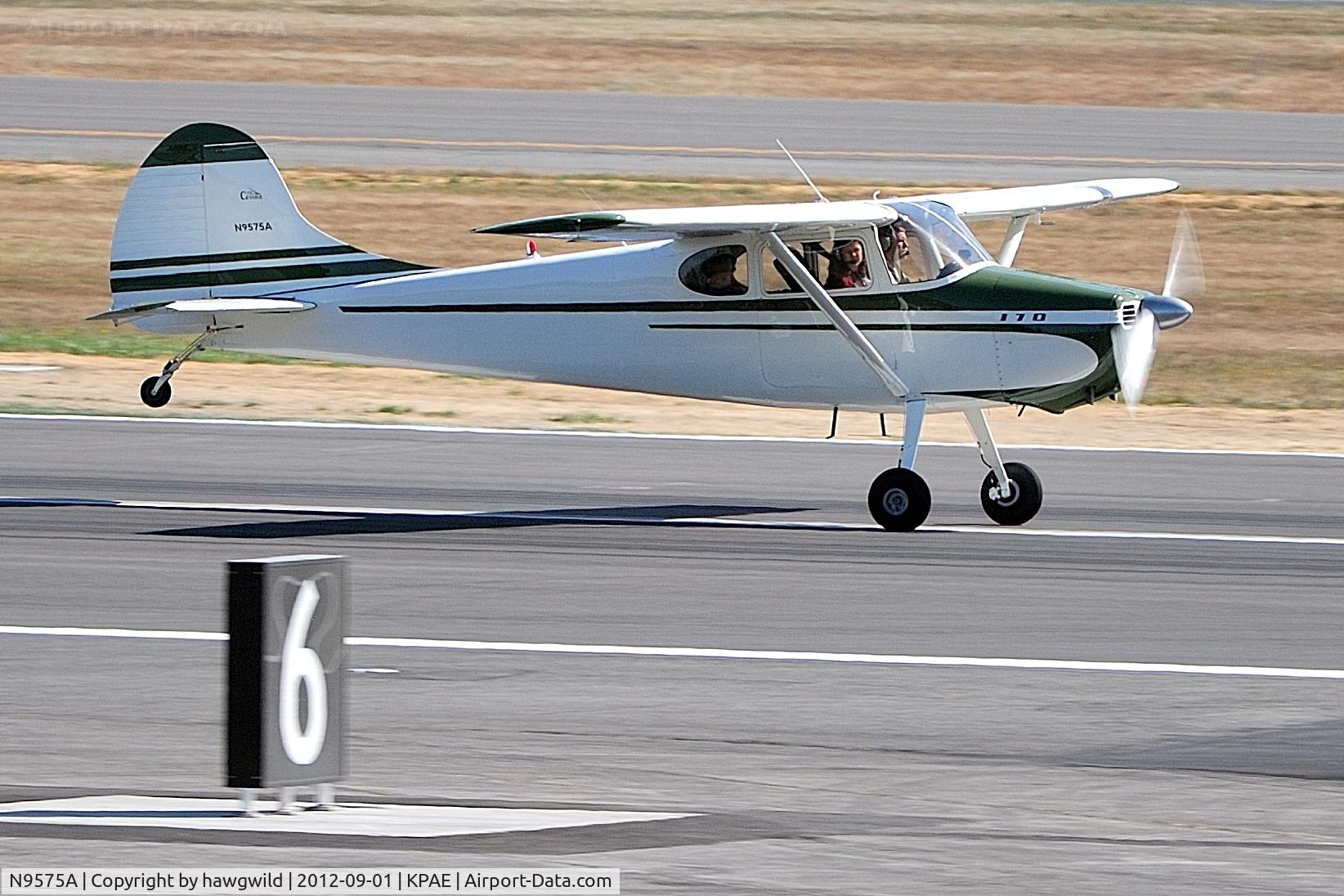 N9575A, 1949 Cessna 170A C/N 19136, Cessna 170A