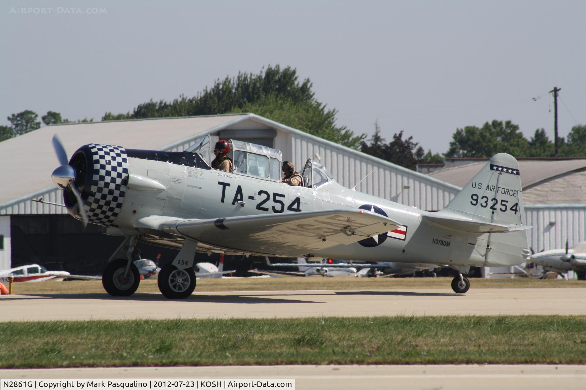 N2861G, North American SNJ-6 Texan C/N 121-43120, North American SNJ-6