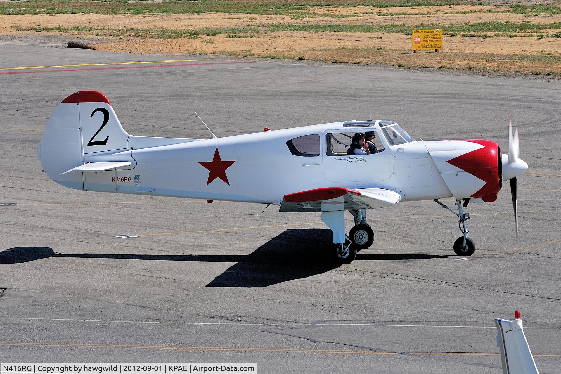 N416RG, 1975 Yakovlev Yak-18 C/N 5200208, Vintage Aircraft Weekend @ http://vintageaircraftweekend.org/