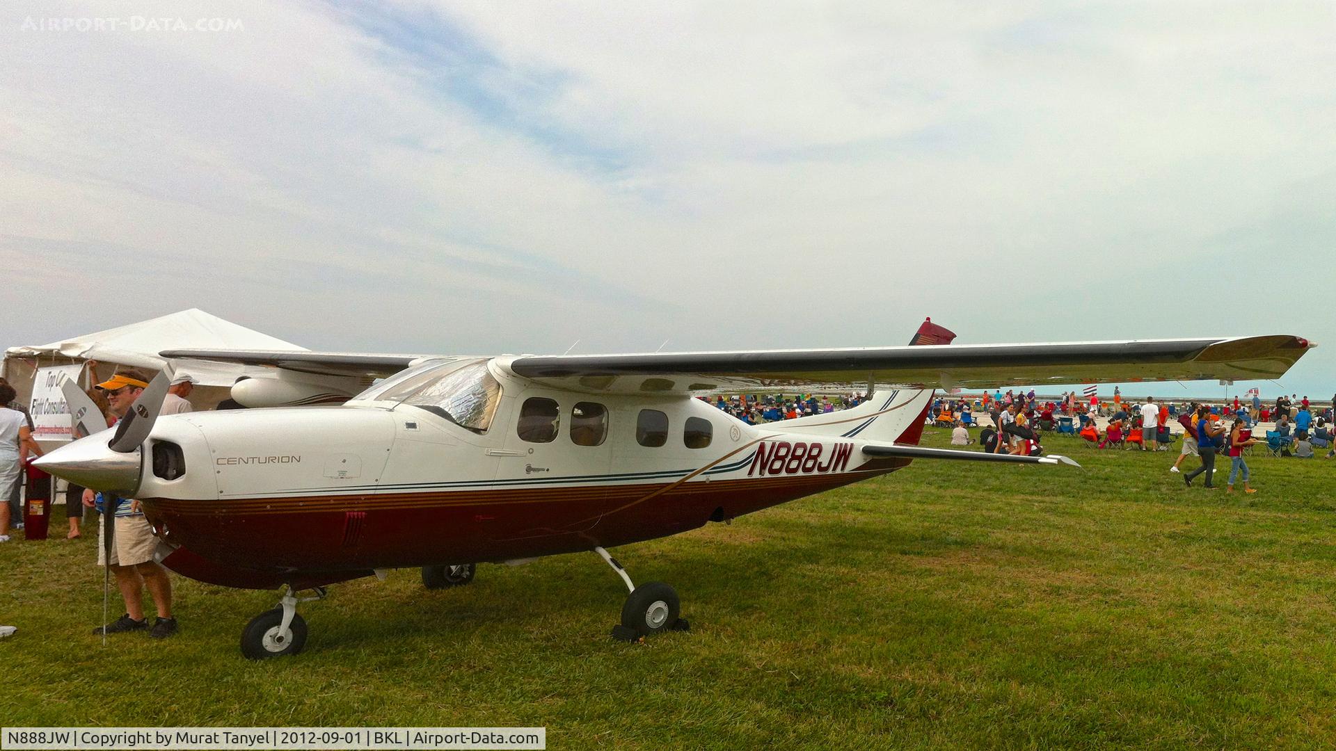 N888JW, 1986 Cessna P210R Pressurised Centurion C/N P21000872, @ the 2012 Cleveland National Air Show