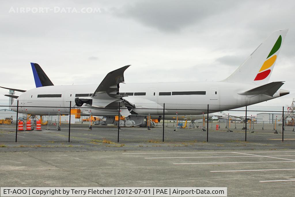 ET-AOO, 2012 Boeing 787-8 Dreamliner C/N 34743, Ethiopian Airlines 2011 Boeing 787-860, c/n: 34743
in storage at Everett